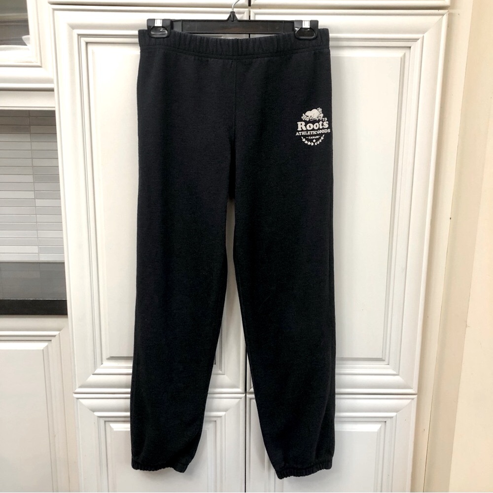 Roots salt & pepper dark grey sweatpants